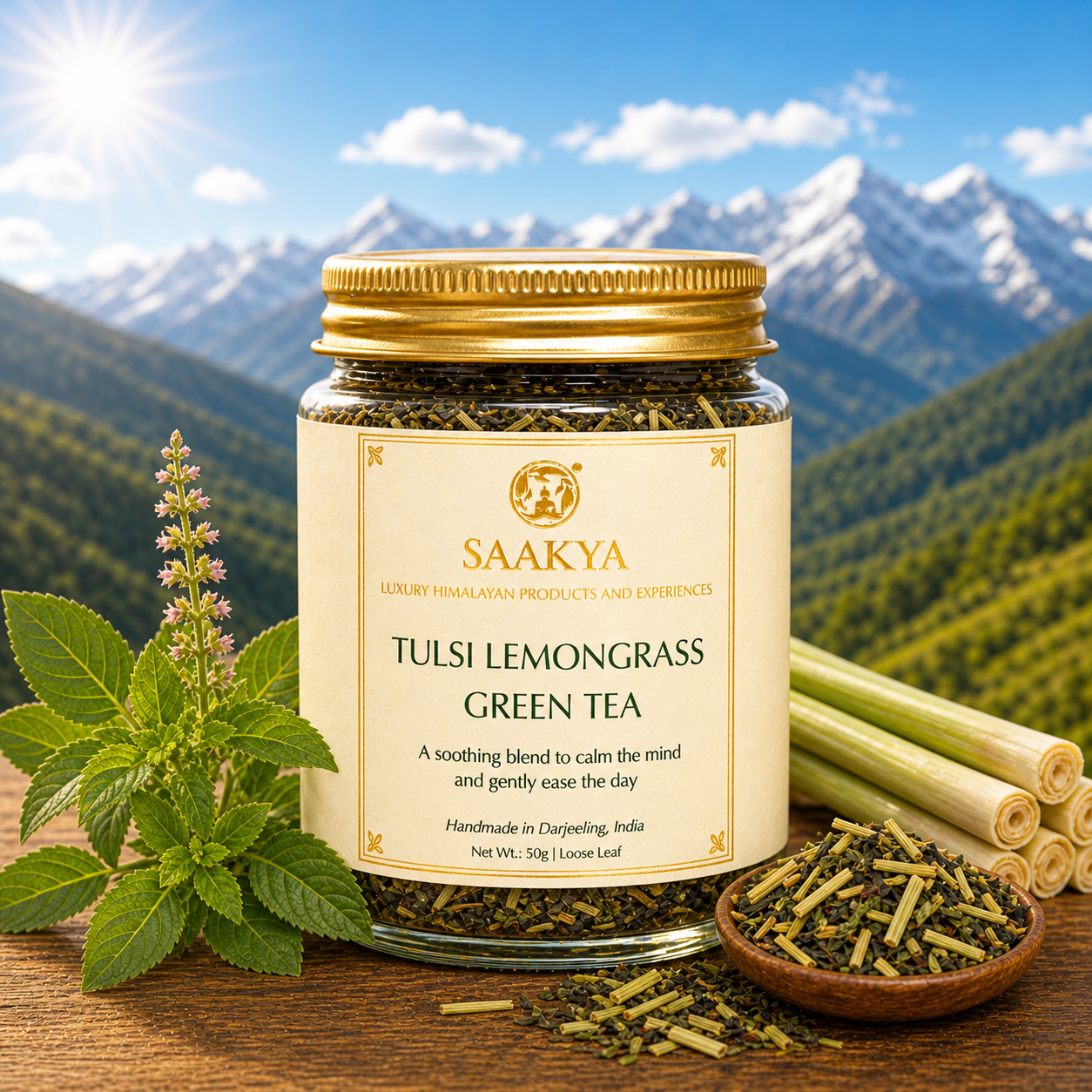 Tulsi Lemongrass Green Tea | 50g
