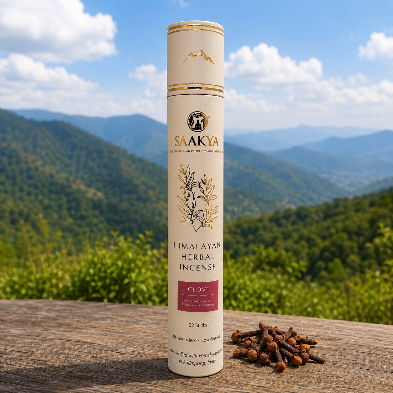 Clove Incense Sticks | 22 Sticks + Holder