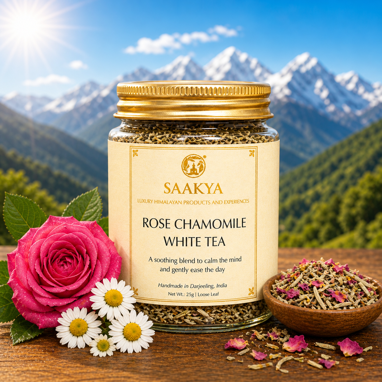 Rose Chamomile  White Tea | 25g