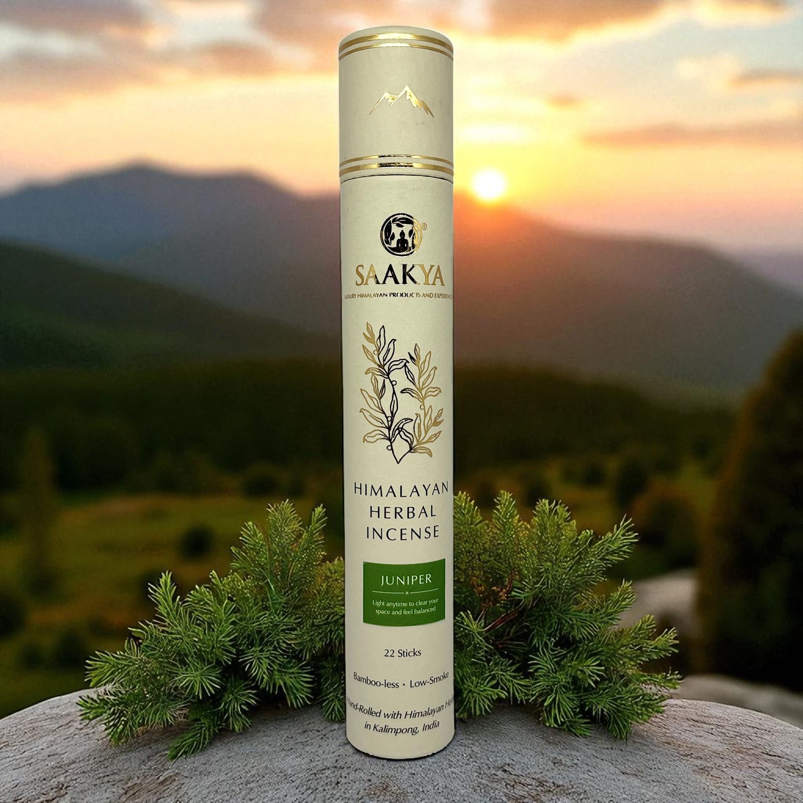 Juniper Incense Sticks | 22 Sticks + Holder